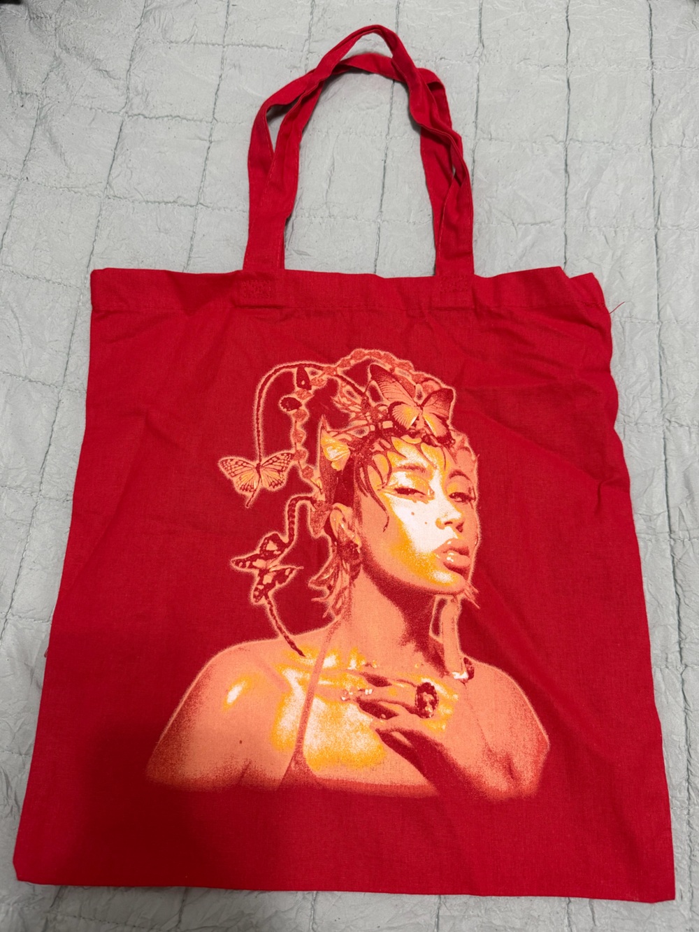 Women’s Tote Bag- Kali Uchis Red Moon Venus Tour